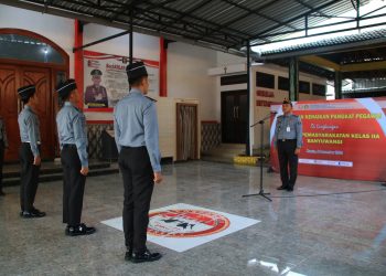 Tiga Pegawai Lapas Banyuwangi Naik Pangkat, Kalapas Tegaskan Pentingnya Peningkatan Kinerja