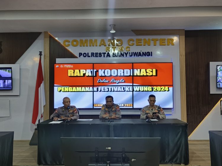 Polresta Banyuwangi Siapkan Strategi Pengamanan Festival Kuwung 2024