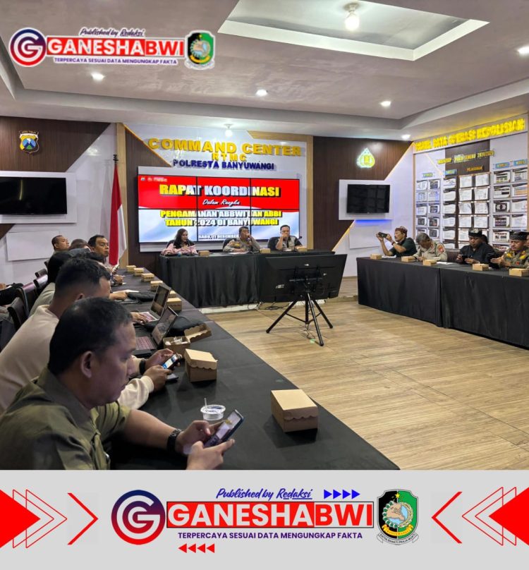 Polresta Banyuwangi Matangkan Pengamanan ABBWI dan BBWI 2024