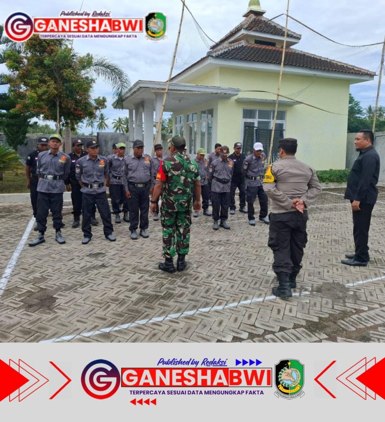 Babinsa Rogojampi Latih Linmas Desa Kaotan Tingkatkan Kapasitas