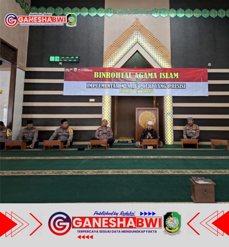 Polresta Banyuwangi Tingkatkan SDM Unggul Melalui Binrohtal Rutin