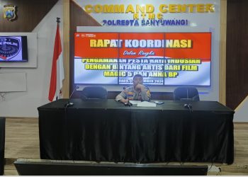 Polresta Banyuwangi Gelar Rapat Koordinasi Jelang Pesta Raya Indosiar Demi Wujudkan Situasi Kondusif