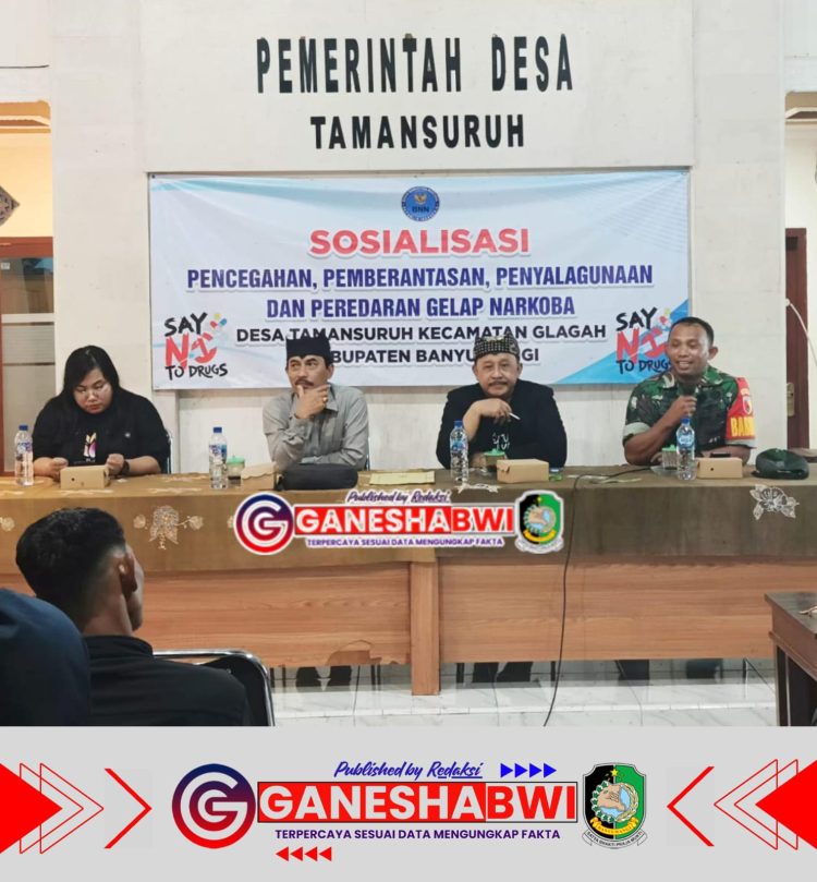 Pemdes Tamansuruh Gencarkan Sosialisasi Anti-Narkoba di Akhir Tahun Pemdes Tamansuruh Gencarkan Sosialisasi Anti-Narkoba di Akhir Tahun