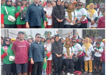 Kemeriahan Jalan Sehat Pesta Rakyat Indosiar Road to Harjaba ke-253