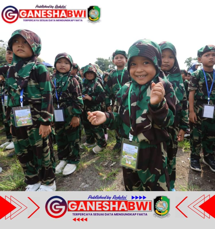 Ribuan Siswa PAUD Banyuwangi Meriahkan Senam Bersama di Harlah NU ke-101