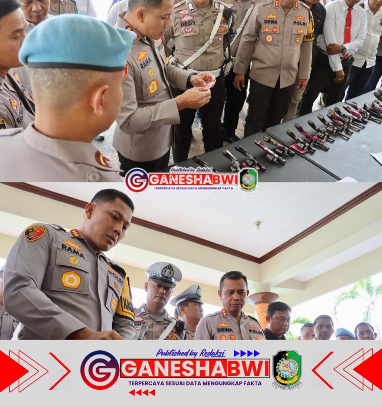 Kapolresta Banyuwangi Perketat Pengawasan Senpi, Pastikan Kepatuhan Anggota