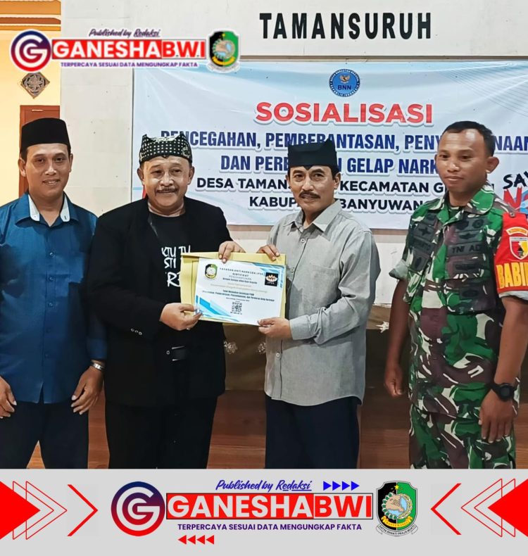 Kades Tamansuruh Gencarkan Sosialisasi P4GN untuk Generasi Muda