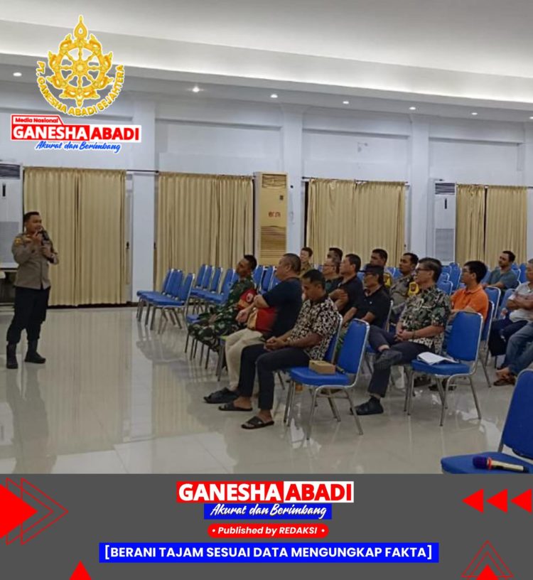 Kapolsek Gunung Anyar Hadiri Rakor Lintas Sektoral untuk Pengamanan Natal 2024