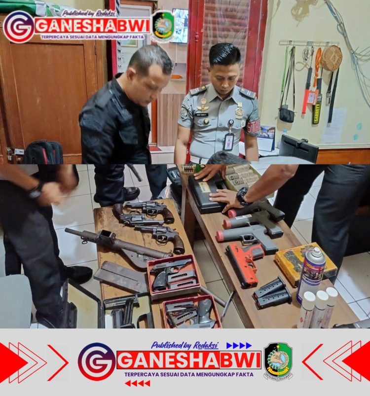 Lapas Banyuwangi Pastikan Senjata Api dalam Kondisi Optimal melalui Perawatan Rutin