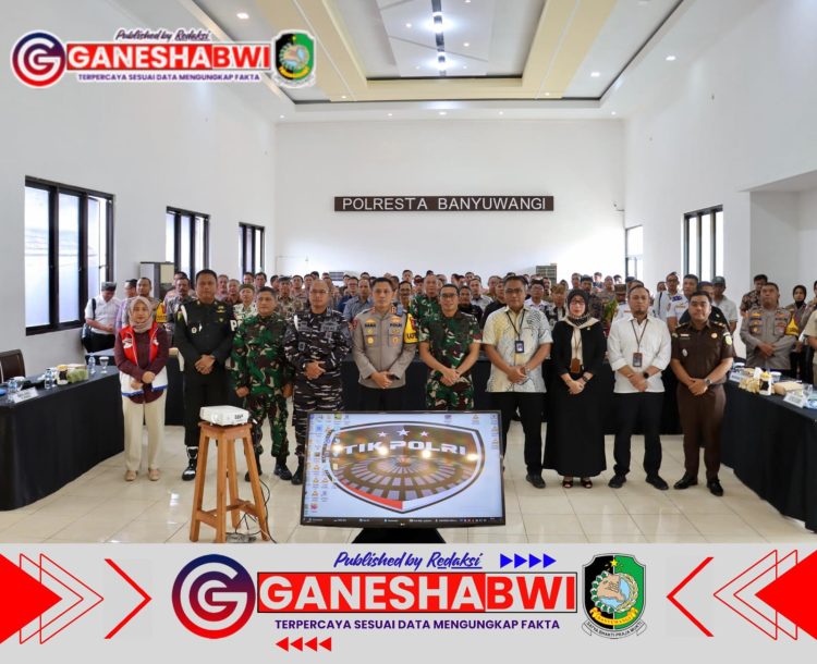 Forkopimda Banyuwangi Siap Amankan Nataru Lewat Rakor Operasi Lilin Semeru 2024
