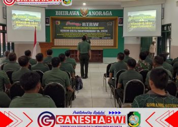 Kodim 0825 Banyuwangi Laksanakan Pembinaan Tata Ruang Wilayah Pertahanan