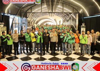 Kapolresta Banyuwangi Gandeng Ojek Online Jaga Kondusifitas Jelang Nataru