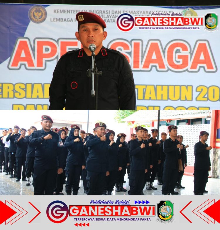 Lapas Banyuwangi Tingkatkan Kewaspadaan Jelang Nataru dengan Apel Siaga