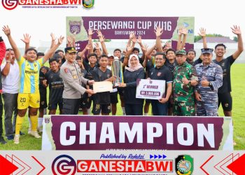 Bupati Ipuk Dukung Pengembangan Talenta Muda Sepak Bola Lewat Persewangi Cup U-16