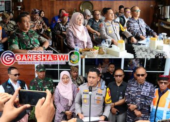 Kapolresta Banyuwangi dan Forkopimda Ikuti Zoom Meeting Kesiapan Nataru Bersama Menhub dan Kapolri