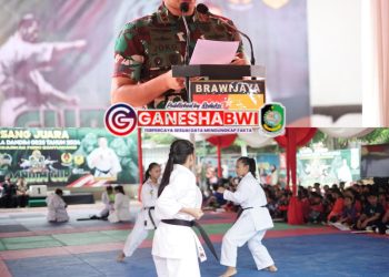 Dandim 0825 Banyuwangi Resmi Buka Kejuaraan Karate Dandim Cup 2024