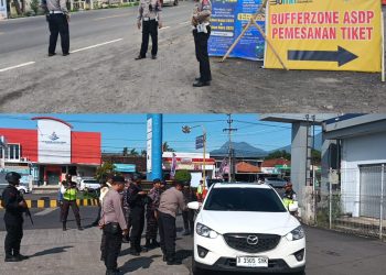 Polresta Banyuwangi Siagakan Personel untuk Kelancaran Lalu Lintas di Pelabuhan ASDP Ketapang