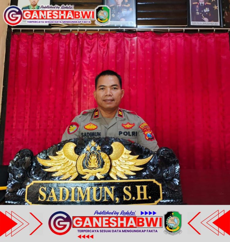 Iptu Sadimun, S.H.: Kapolsek Tegaldlimo yang Berintegritas dan Jadi Teladan Masyarakat