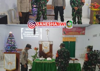 Pengamanan Natal di GPIB Syallom Sumberarum, TNI-Polri Pastikan Ibadah Berjalan Khidmat