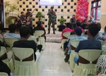 Babinsa Jambewangi Pantau Perayaan Natal di Gereja Bethel Indonesia
