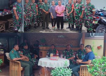 Danramil Tegaldlimo Pererat Silaturahmi dengan Tokoh Kristen di Momen Natal dan Tahun Baru