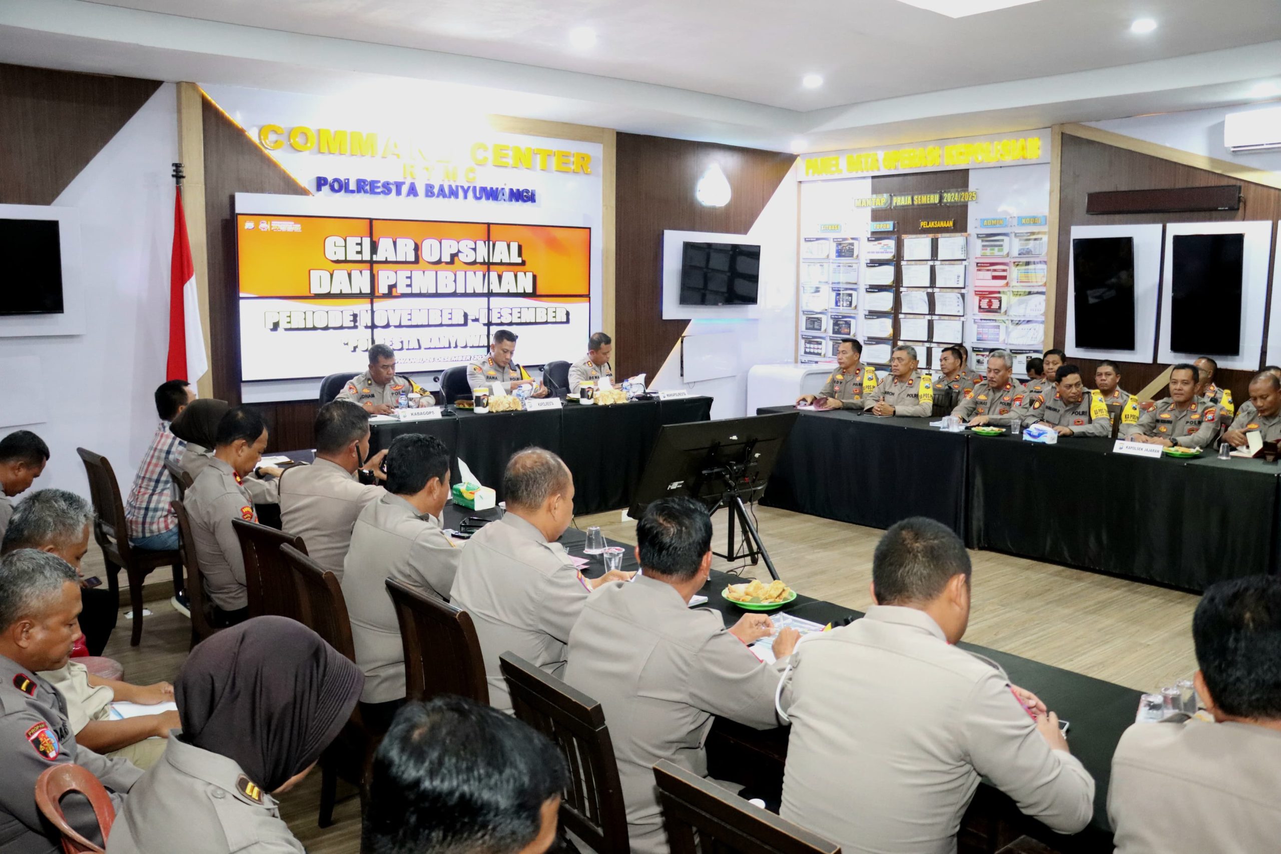 Polresta Banyuwangi Tingkatkan Kinerja dan Pelayanan Melalui Gelar Opsnal