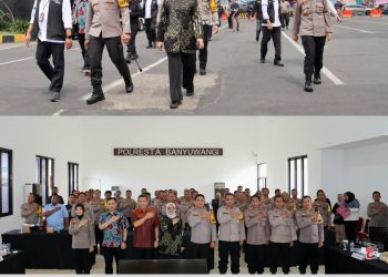 Kompolnas RI Lakukan Kunjungan Kerja ke Polresta Banyuwangi untuk Pantau Pengamanan Nataru