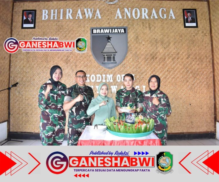 Kodim 0825/Banyuwangi Gelar Tasyakuran HUT Kowad ke-63 dan Pemberian Penghargaan