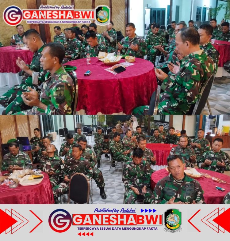 Kodim 0825/Banyuwangi Gelar Doa Bersama Sambut Tahun Baru 2025