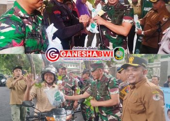 Dandim 0825 Banyuwangi dan Perhutani Bagikan 2025 Bibit Pohon untuk Pelestarian Lingkungan