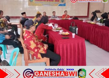 Babinsa Koramil 0825/06 Gambiran Hadiri Musrenbangdes di Desa Yosomulyo