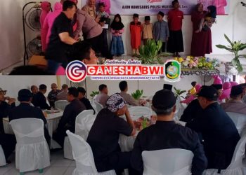 Danramil Muncar Hadiri Pisah Sambut Kapolsek Muncar