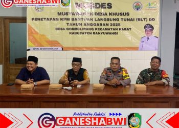 Desa Gombolirang Gelar Musdes Penetapan KPM BLT Tahun 2025 untuk Kesejahteraan Warga
