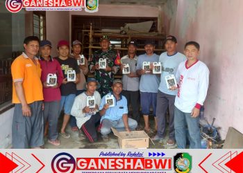 Babinsa Koramil Songgon Dampingi Penyerahan Bantuan Pertanian untuk Tingkatkan Produktivitas Petani Desa Bayu