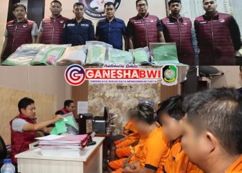 Polresta Banyuwangi Ungkap Peredaran Narkoba, Amankan 7 Tersangka dan Sabu 285,8 Gram serta 112 Butir Ekstasi