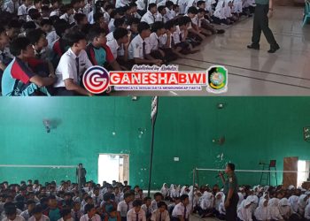Koramil Gambiran Sosialisasikan Penerimaan Taruna Baru di SMA Negeri 5 Taruna Brawijaya