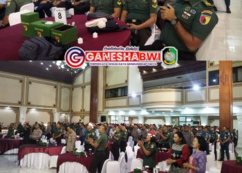 Kodim 0825/Banyuwangi Ikuti Perayaan Natal Kasad 2024 di Kodam V/Brawijaya