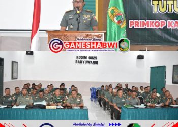 Kodim 0825 Banyuwangi Gelar Rapat Tutup Buku 2024