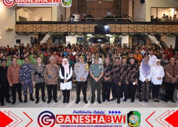 Dandim 0825/Banyuwangi Bersama Forkopimda Hadiri Perayaan Natal Bersama di GKT Efrata Genteng