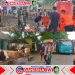 Babinsa Rogojampi dan Petugas Kesehatan Semprot Disinfektan di Pasar Hewan untuk Cegah PMK