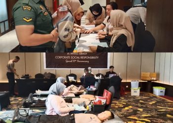 Rayakan HUT ke-12, El Hotel Dadapan Gelar Donor Darah dan Pemeriksaan Kesehatan