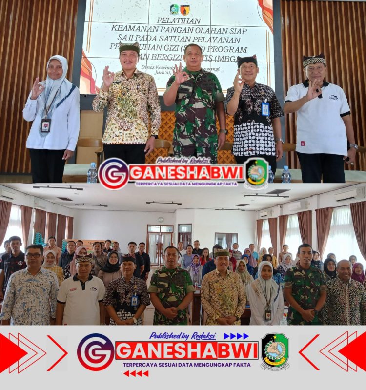 Kasdim 0825/Banyuwangi Hadiri Pelatihan Keamanan Pangan Olahan Siap Saji untuk Program Makan Gizi Gratis (MBG)
