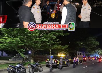 Polresta Banyuwangi dan TNI Gelar Patroli Gabungan Antisipasi Balap Liar