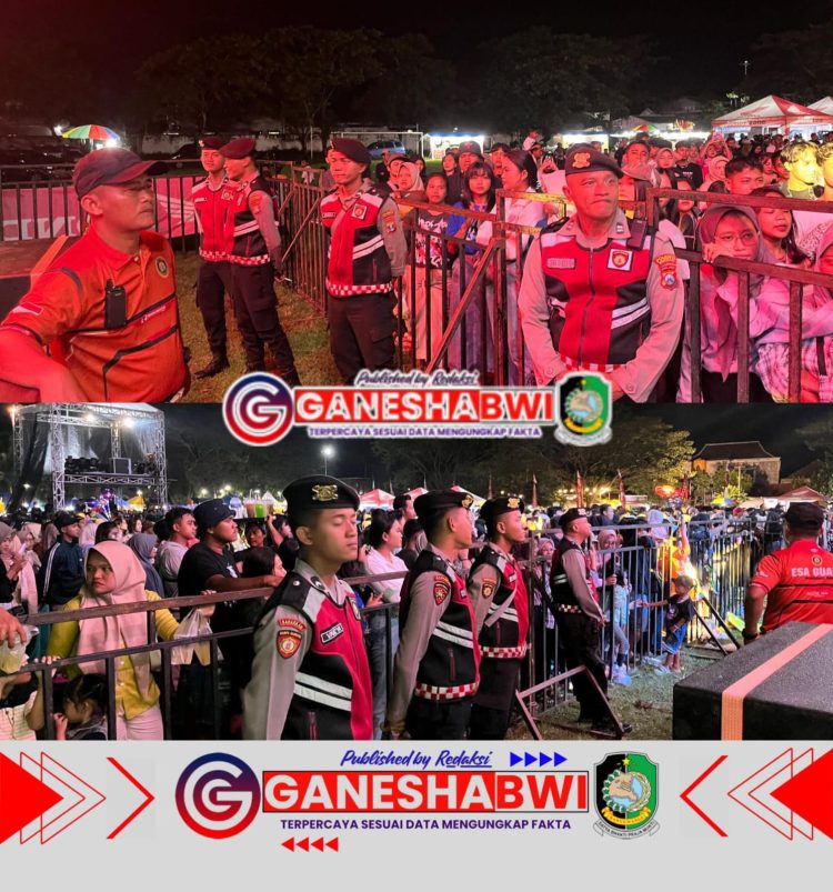 Polresta Banyuwangi Amankan Peluncuran Honda PCX 160 dan Konser Musik Gilga Coustic dengan Kondusif