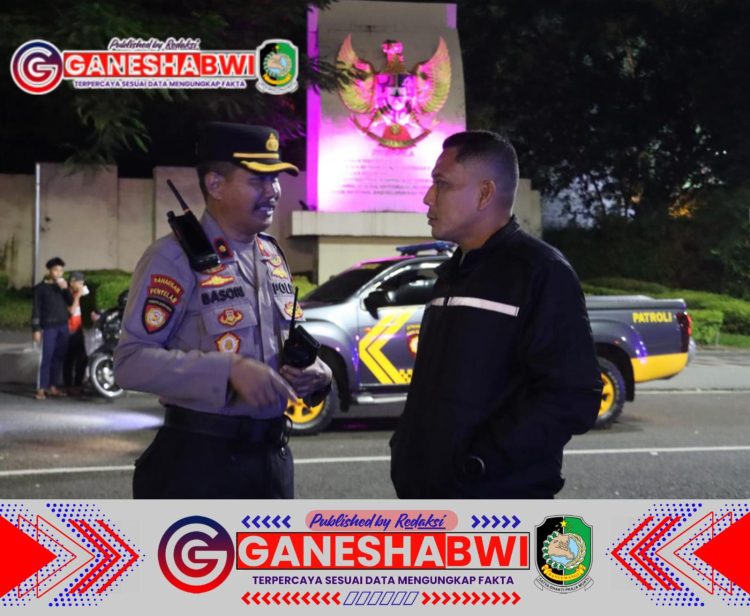 Polresta Banyuwangi Gelar Patroli Skala Besar untuk Cegah Balap Liar dan Jaga Kamtibmas