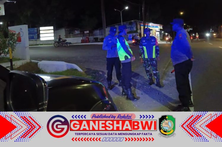 Patroli Gabungan TNI-Polri di Kecamatan Kabat, Cegah Balap Liar dan Jaga Kondusivitas