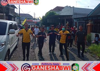 Senam Aerobik Koramil Purwoharjo Kodim 0825/Banyuwangi Bersama Forpimka: Bangun Semangat dan Sinergi
