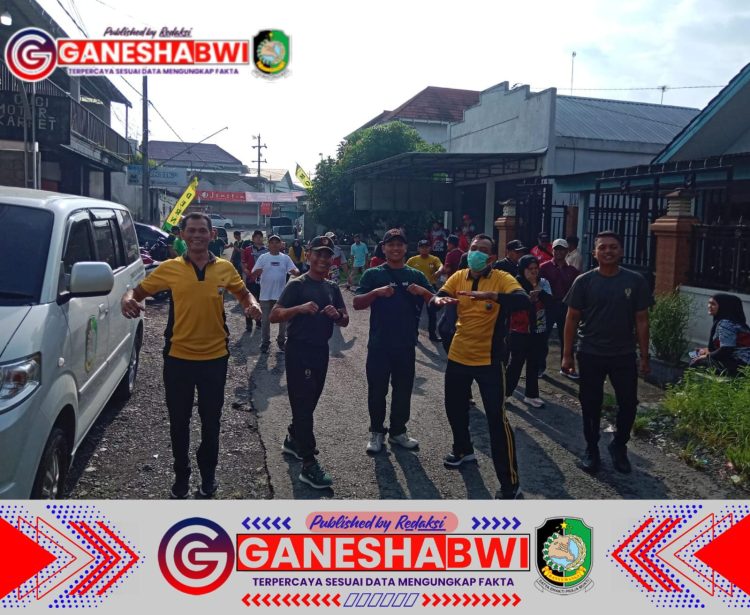 Senam Aerobik Koramil Purwoharjo Kodim 0825/Banyuwangi Bersama Forpimka: Bangun Semangat dan Sinergi