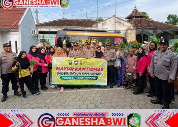 Polresta Banyuwangi Salurkan Sayur Mayur Gratis, Wujudkan Kepedulian Terhadap Ketahanan Pangan