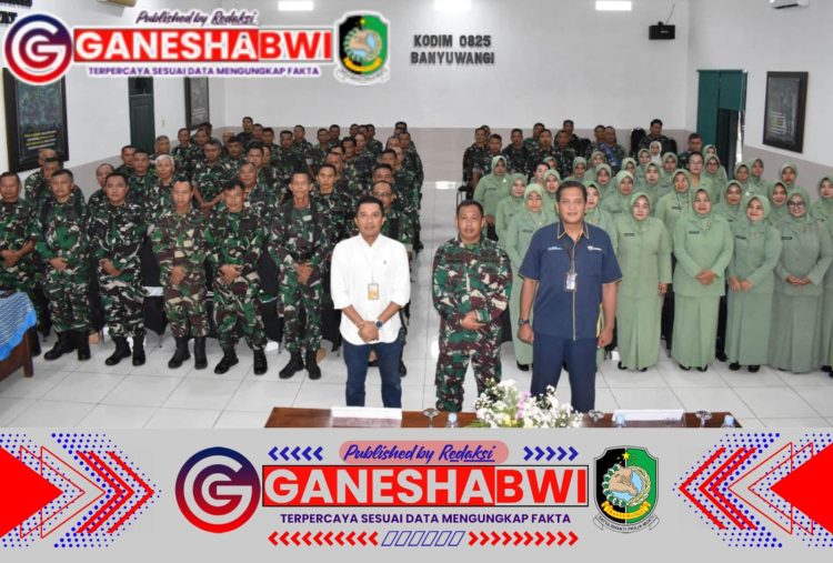 Kodim 0825 Banyuwangi Adakan Sosialisasi Manfaat Program Asabri bagi Anggota, ASN, dan Persit